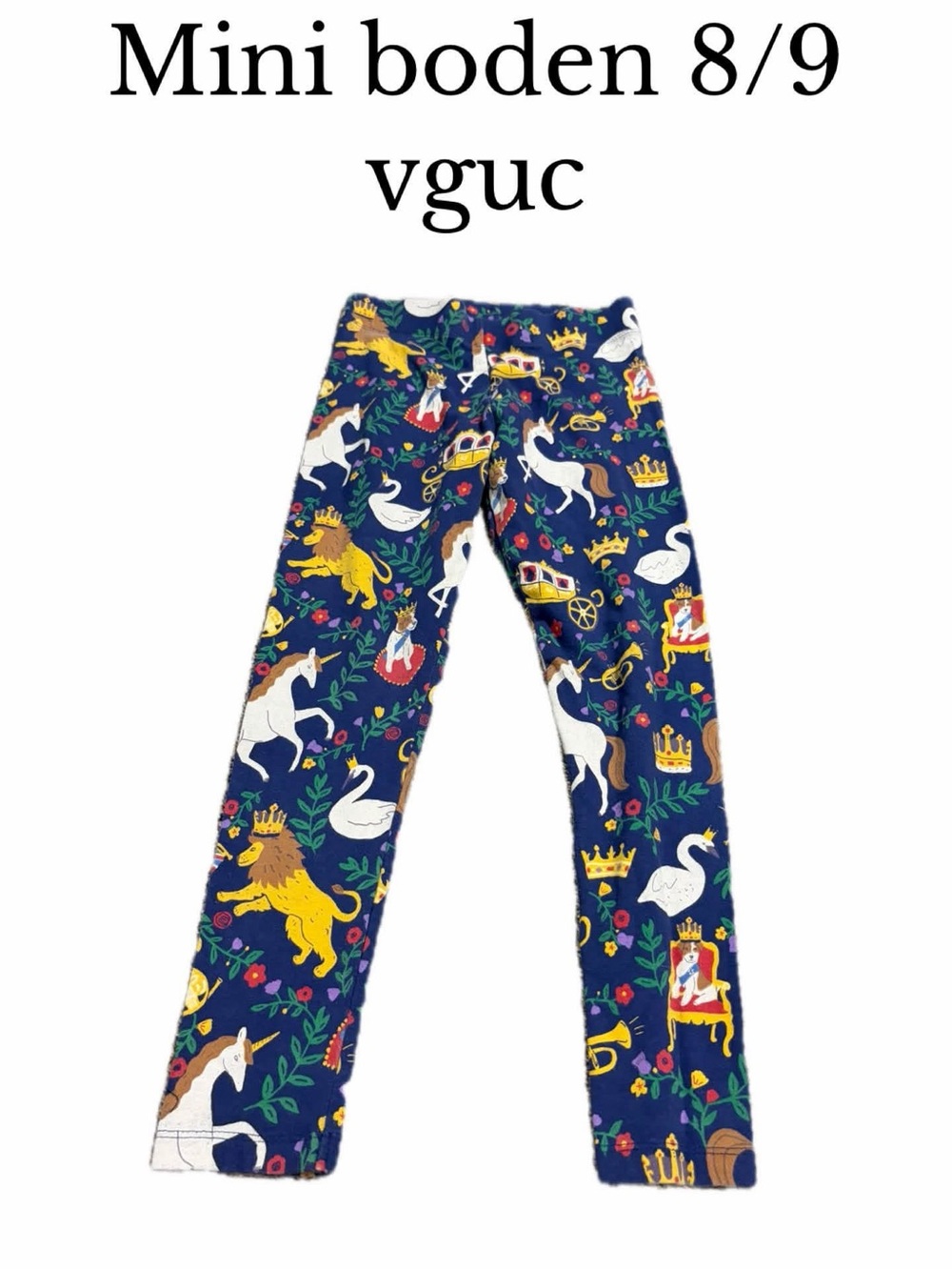 Mini boden royalty animal leggings